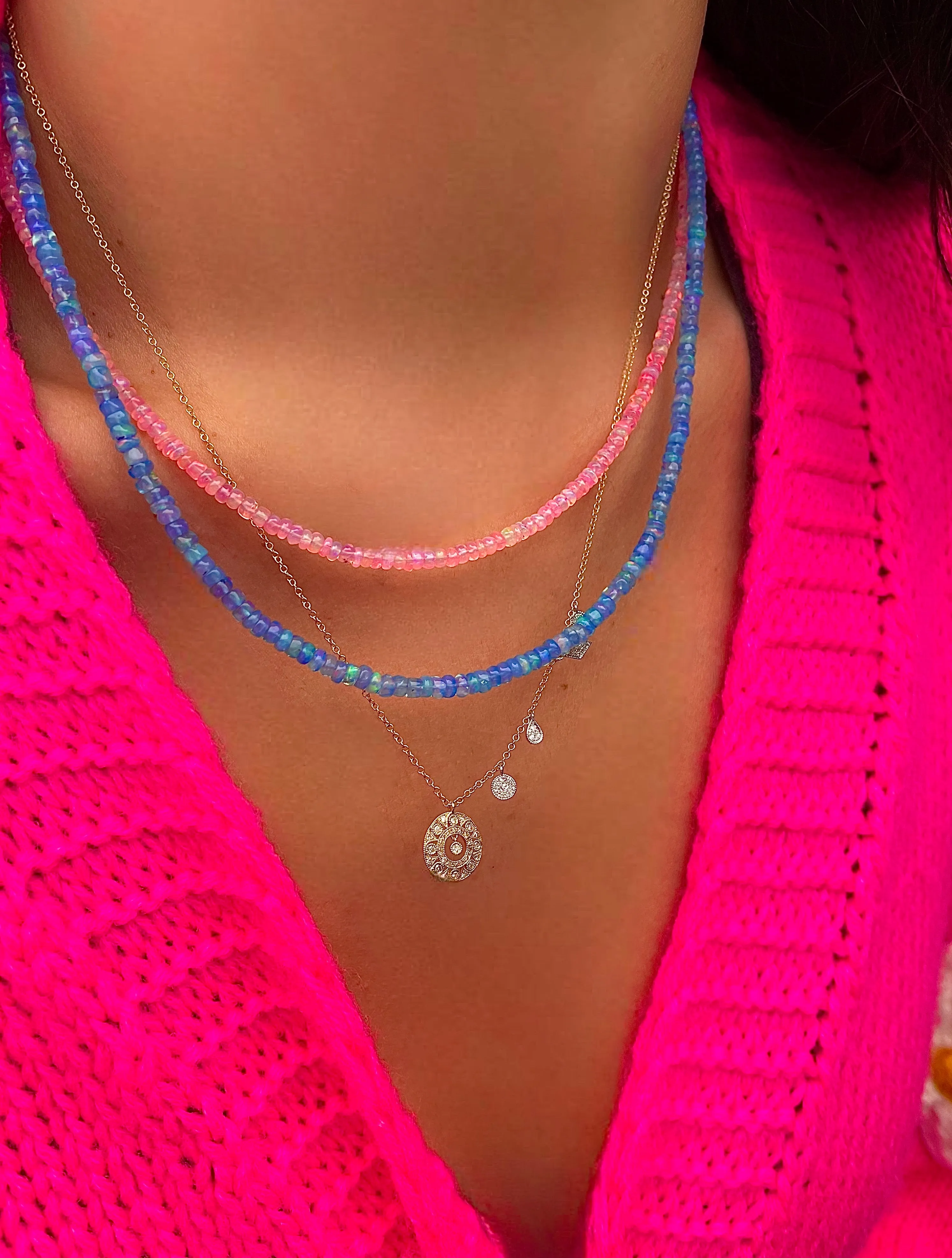 Dyed Opal Necklace sold by Meira T product image thumbnail 2