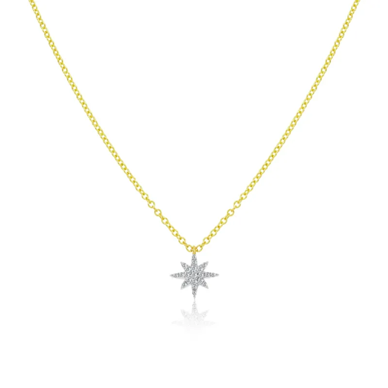 Starburst Diamond Necklace sold by Meira T