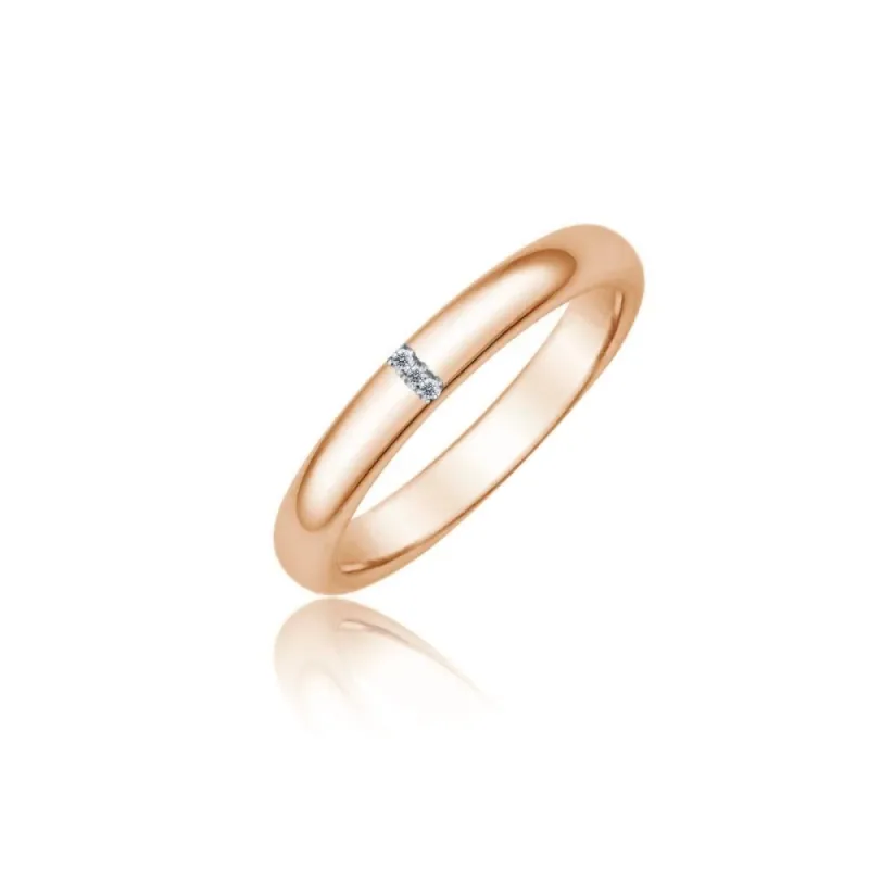 Diamond Rose Gold Band sold by Meira T