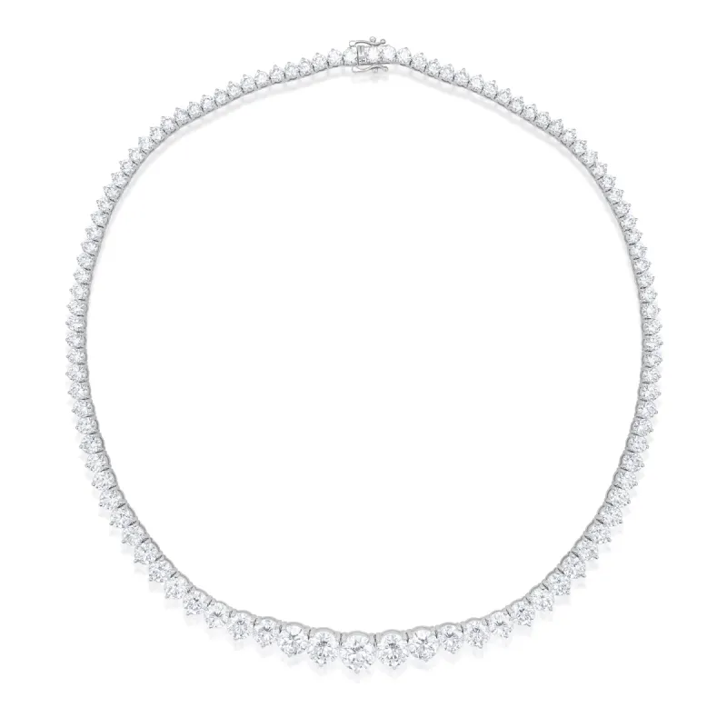 41 Cts Tennis Necklace Lab Grown sold by Meira T