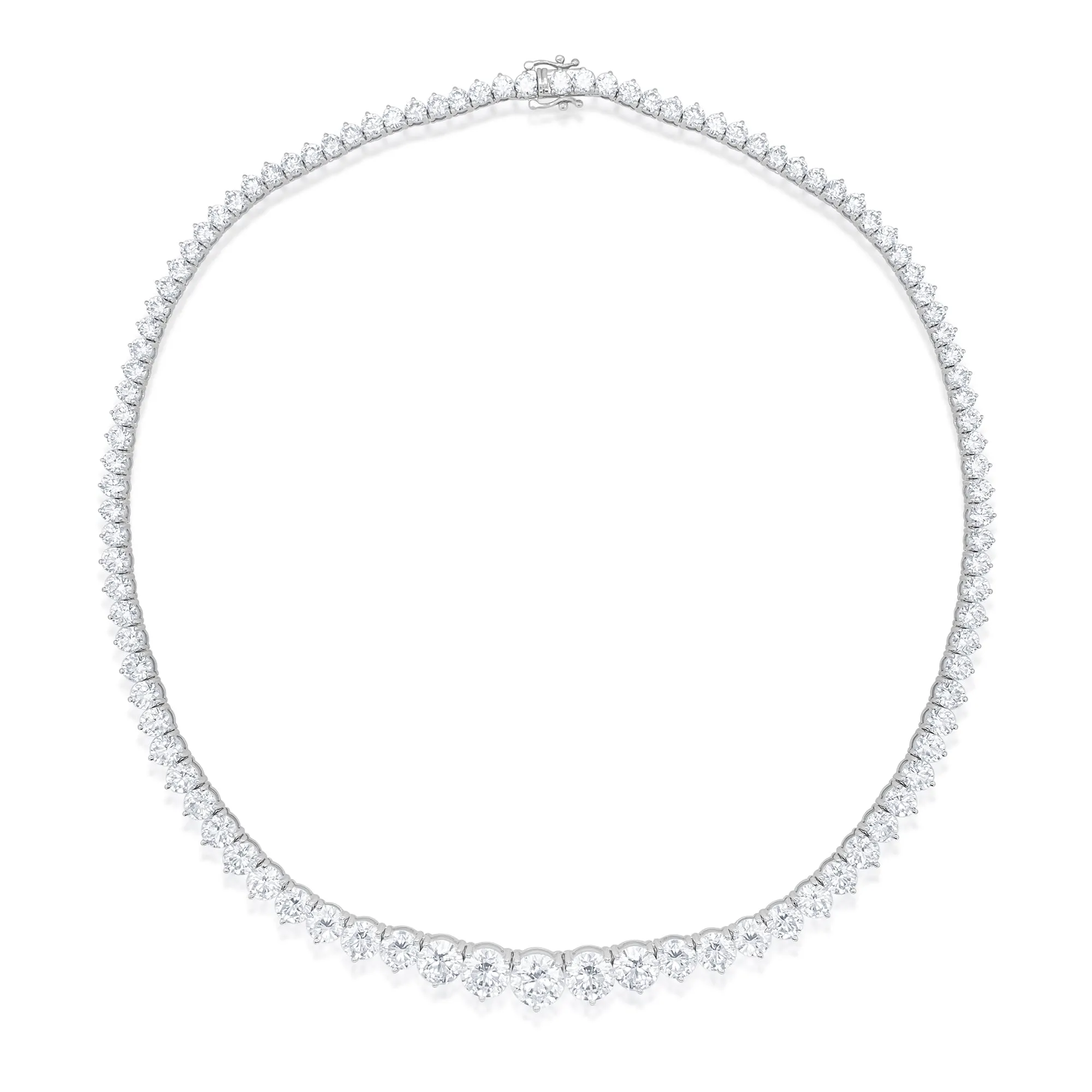 41 Cts Tennis Necklace Lab Grown sold by Meira T