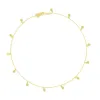 Gold Plated Yellow Gold Layering Drop Necklace sold by Meira T