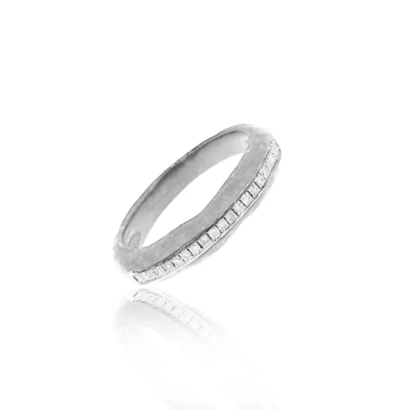 White Gold Diamond Ring sold by Meira T