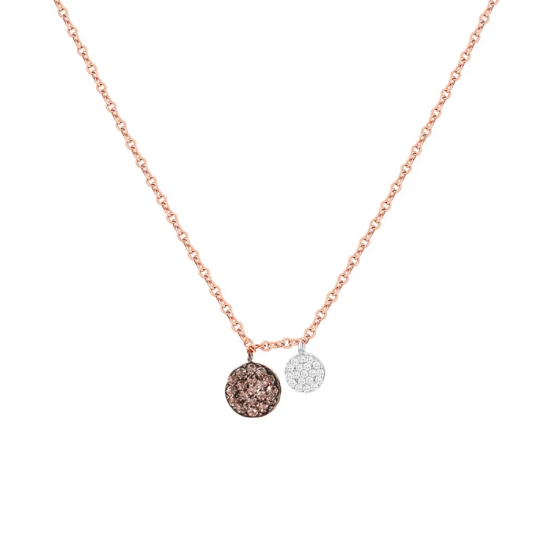Rose Gold Diamond Necklace sold by Meira T