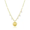 Yellow Gold Locket Necklace sold by Meira T