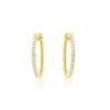 Yellow Gold Diamond Hoops ONLINE EXCLUSIVE sold by Meira T