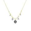Evil Eye Diamond Charm Necklace sold by Meira T