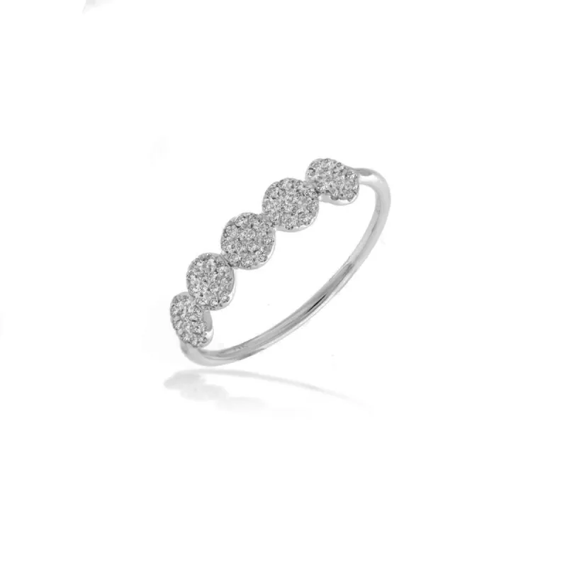 Pave Disks Ring sold by Meira T