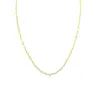 14kt Yellow Gold Diamond Paperclip Tennis Necklace   1.17 ct sold by Meira T