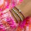 2 ct Bezel Set Illusion Tennis Bracelet sold by Meira T