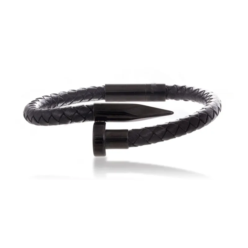 Braided Leather Bracelet sold by Meira T