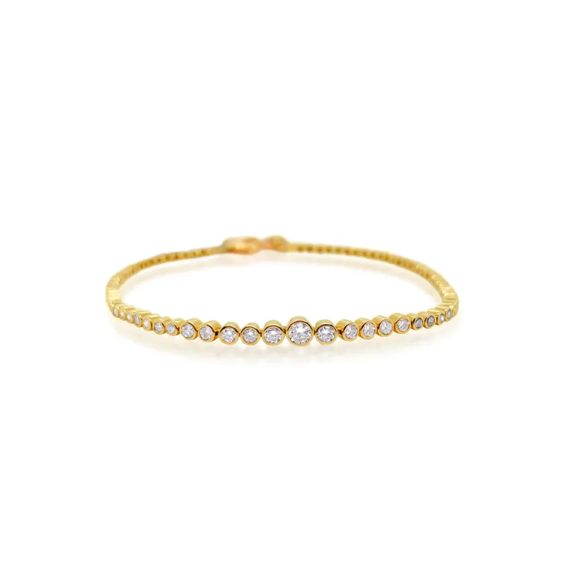 Yellow Gold Diamond Bracelet *ONLINE EXCLUSIVE* sold by Meira T