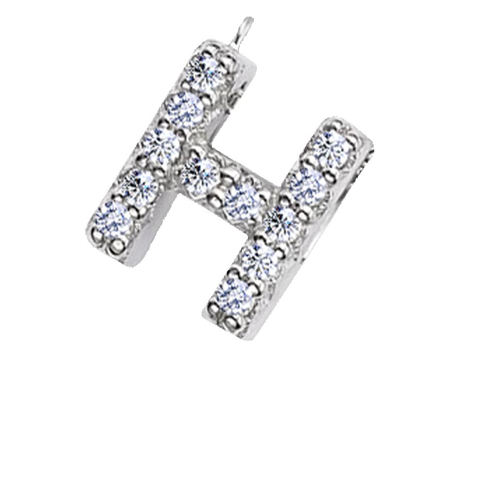 Small Initial Diamond H sold by Meira T
