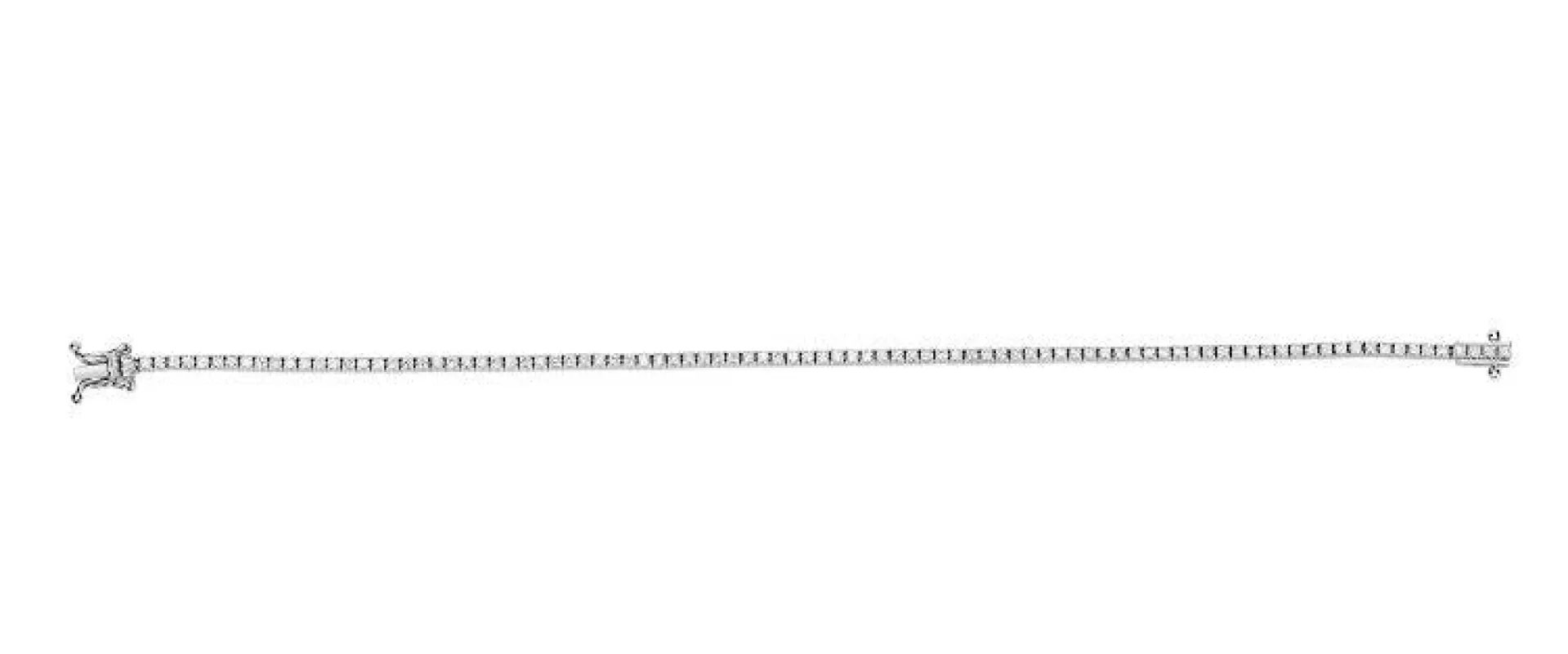 White Gold Diamond Tennis Bracelet sold by Meira T