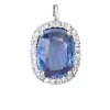White Gold Diamond Sapphire Center sold by Meira T
