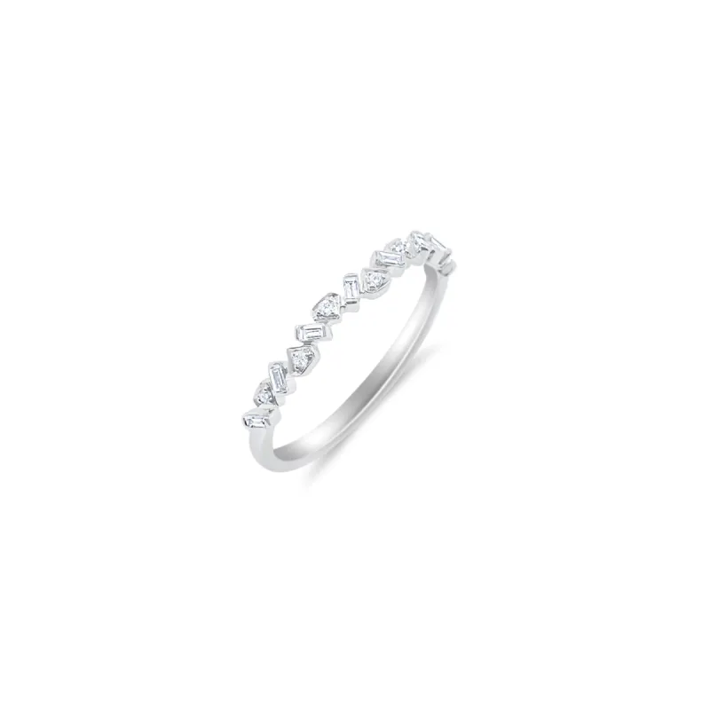 White Gold Mini Diamond Ring sold by Meira T