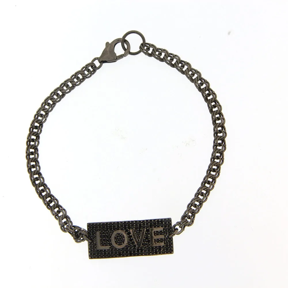 Stainless Steel Love Bracelet sold by Meira T