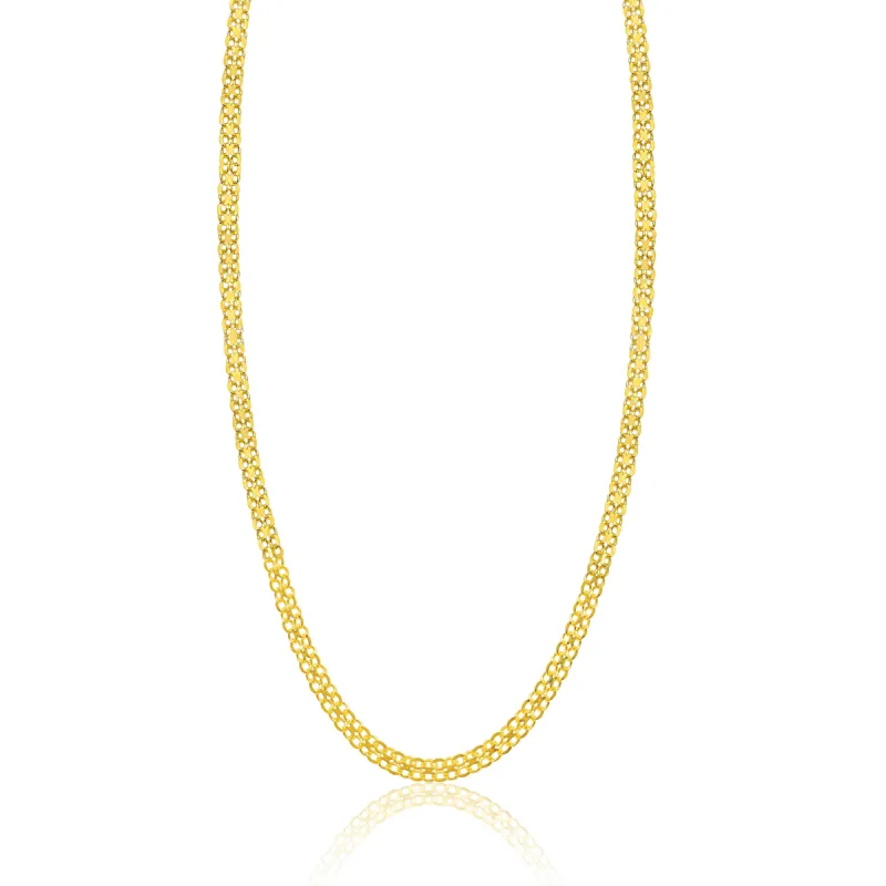 Chunky Yellow Gold Layering Necklace sold by Meira T