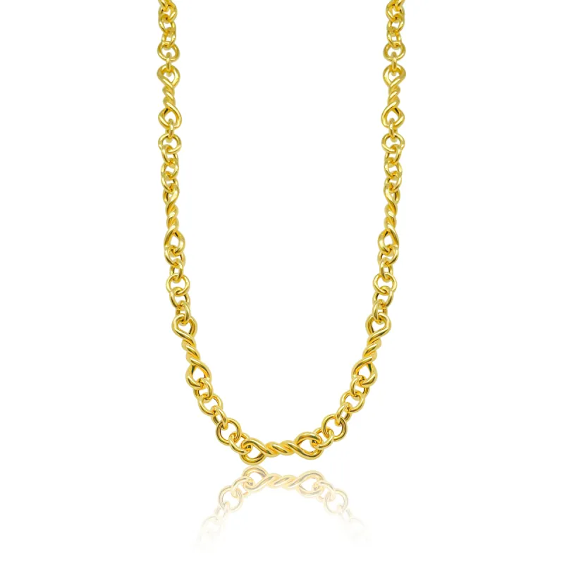 Chunky Mix Link Necklace sold by Meira T