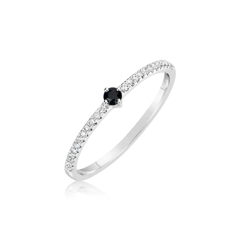 Blue Sapphire and Diamond Ring sold by Meira T