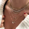 Diamond Disk Paperclip Chain Necklace sold by Meira T