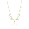 Yellow Gold Diamond Star Necklace sold by Meira T