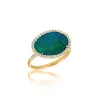 Yellow Gold Opal and Diamond Ring sold by Meira T