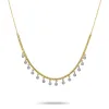 Snake Chain Bezel Necklace sold by Meira T