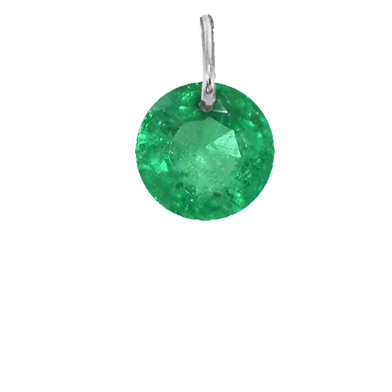 Drilled Emerald May Birthstone sold by Meira T