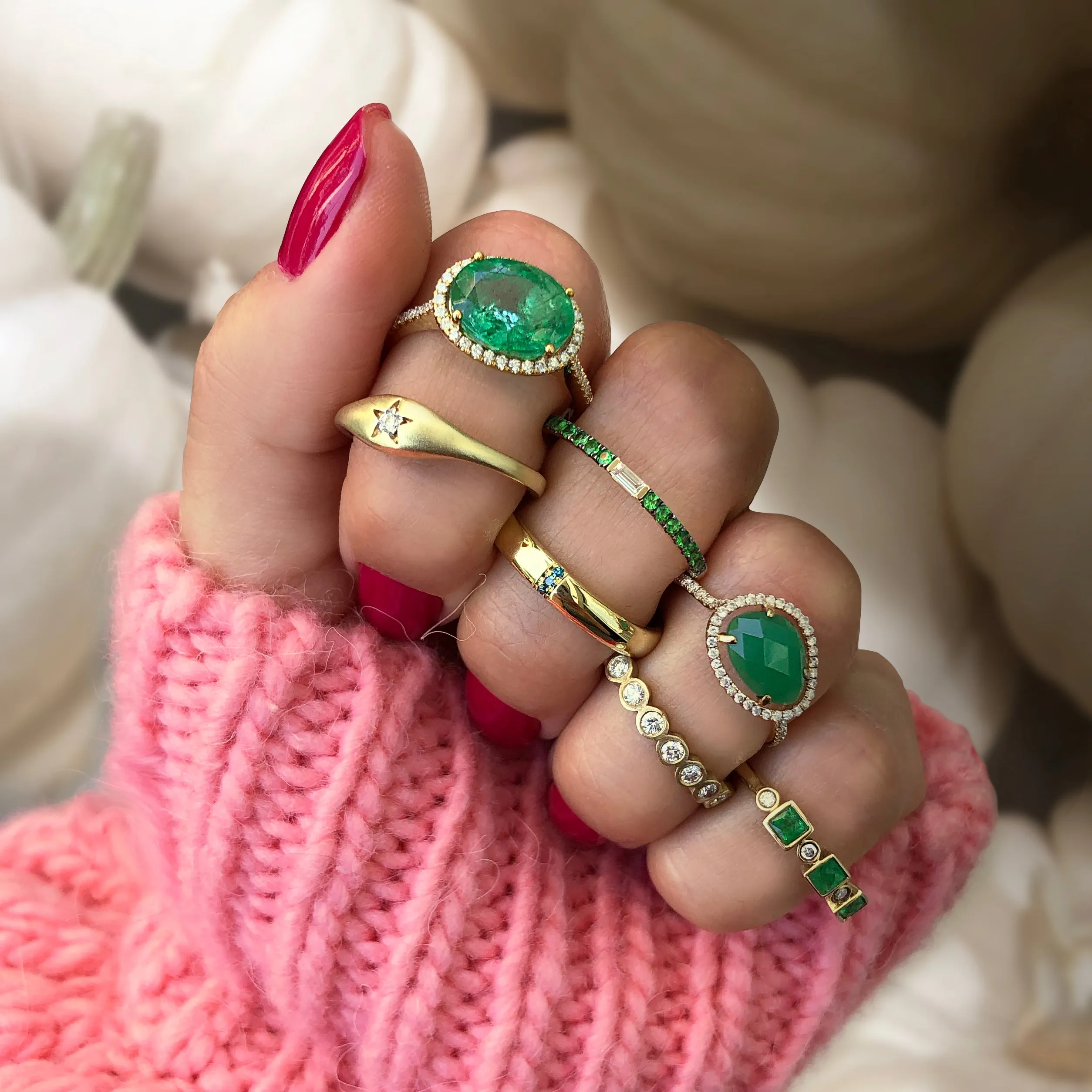 Bezel Set Black Rhodium Eternity Band sold by Meira T product image thumbnail 2