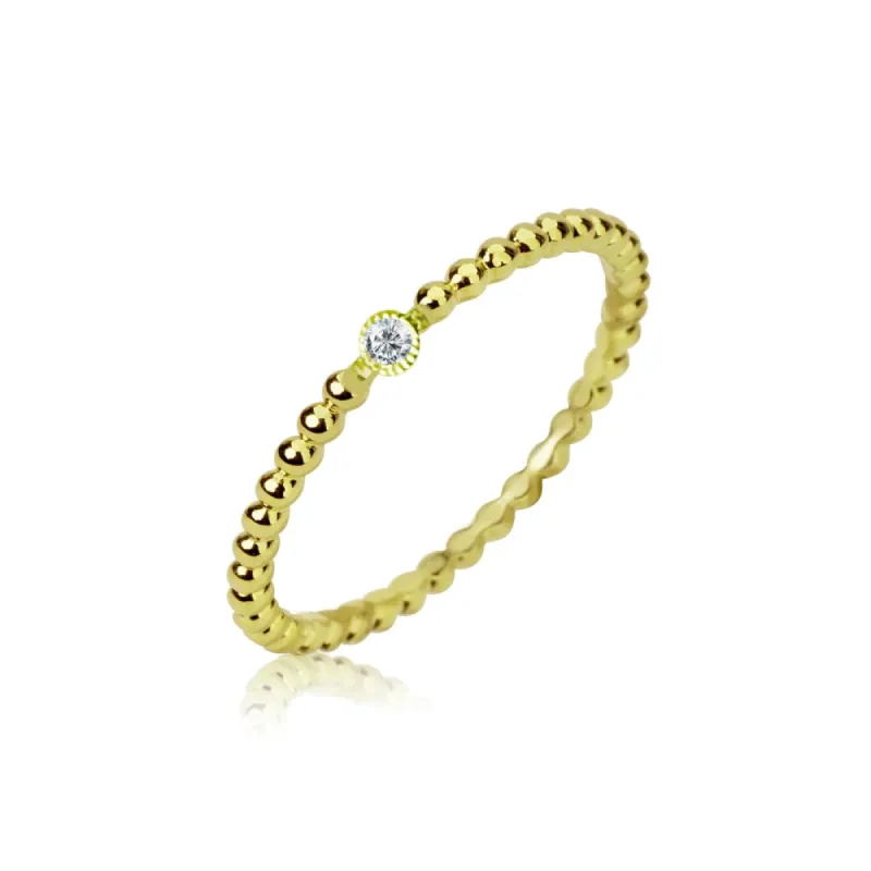 Dainty Diamond Spot Band sold by Meira T