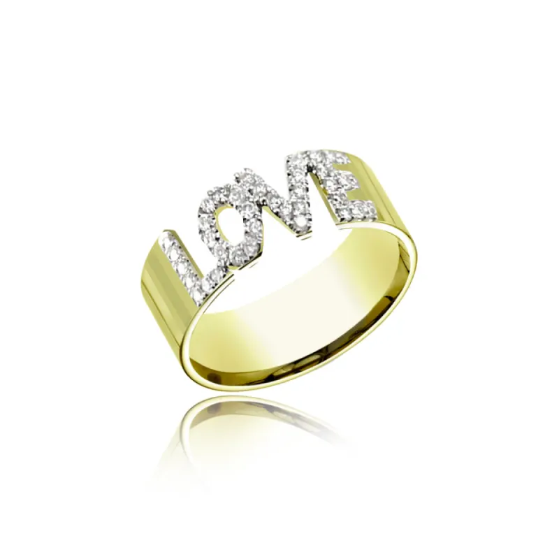 Diamond Love Ring sold by Meira T