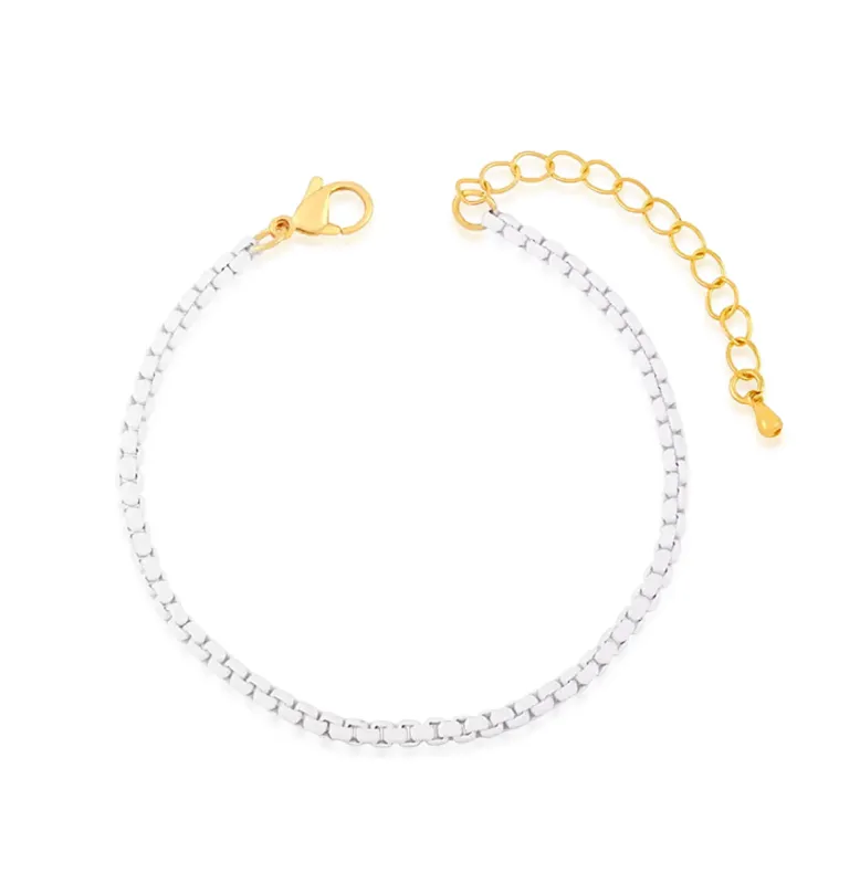White Chain Bracelet sold by Meira T