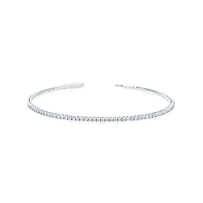Lab Grown Tennis Bracelet | 1 Carat Flexible sold by Meira T