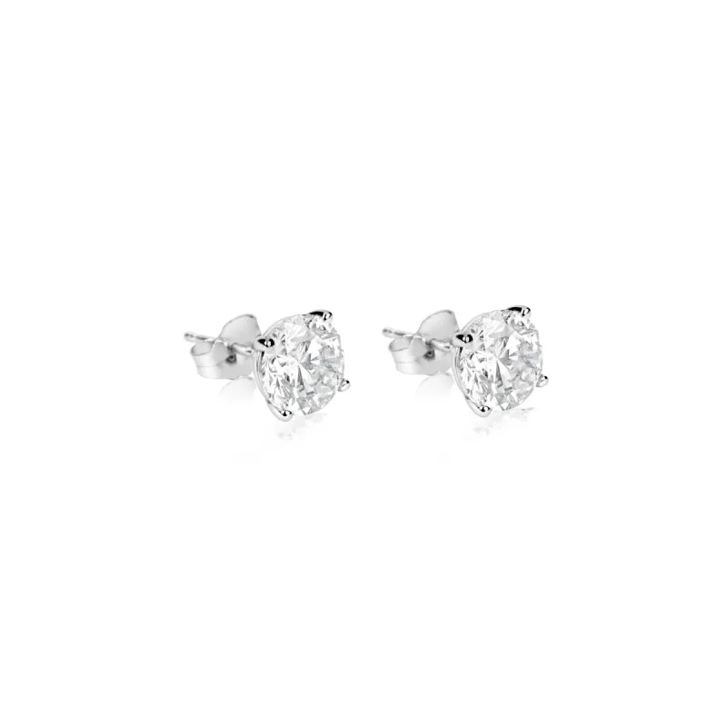 3.00  Lab Grown White Gold  Diamond Studs sold by Meira T