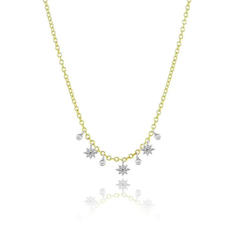 Sisterly Style Starburst Diamond Necklace | Online Exclusive sold by Meira T