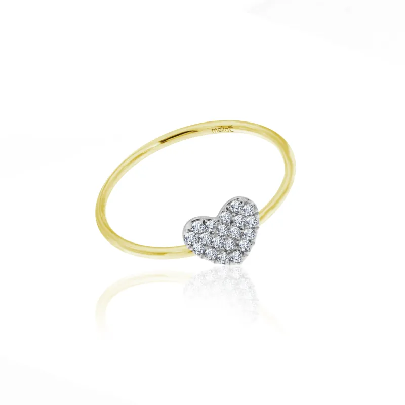 Essential Diamond Heart Ring sold by Meira T