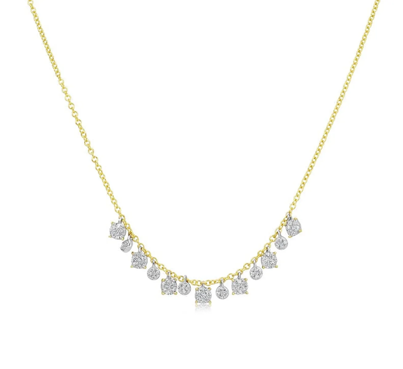 Dainty Diamond Charm Necklace sold by Meira T