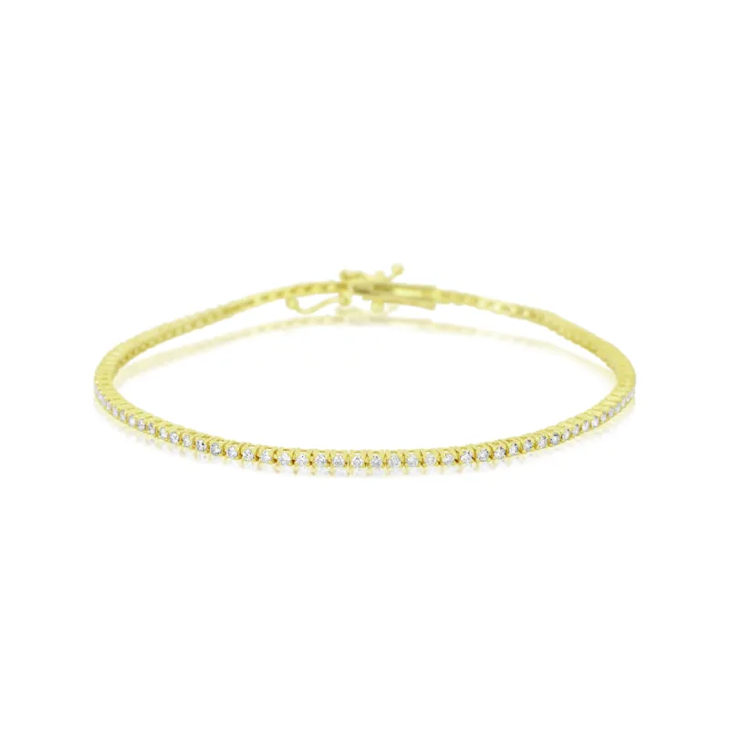 One Carat Diamond Tennis Bracelet sold by Meira T
