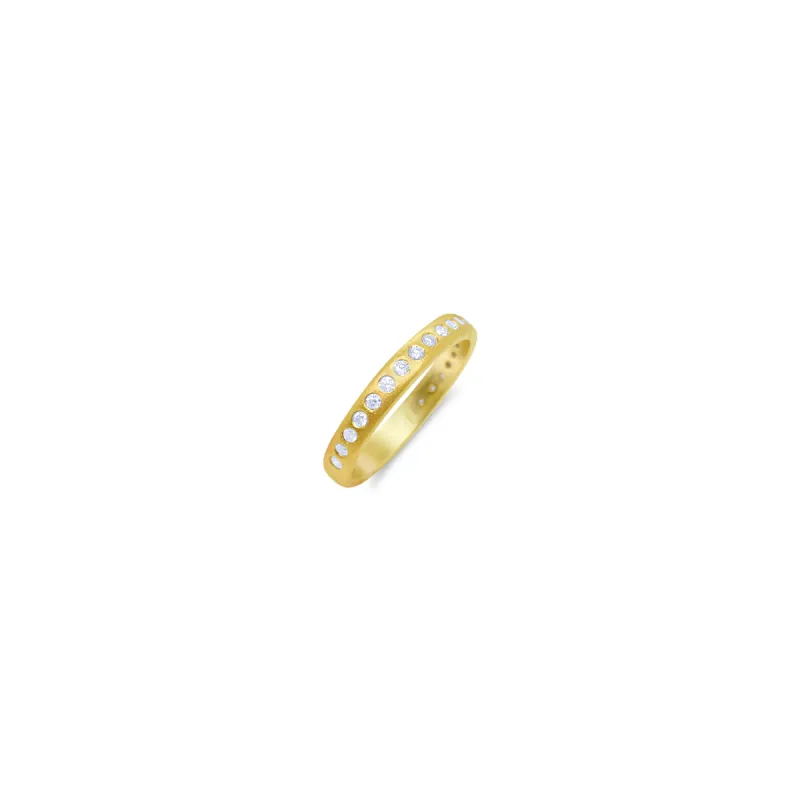 Yellow Gold Diamond Organic Ring sold by Meira T