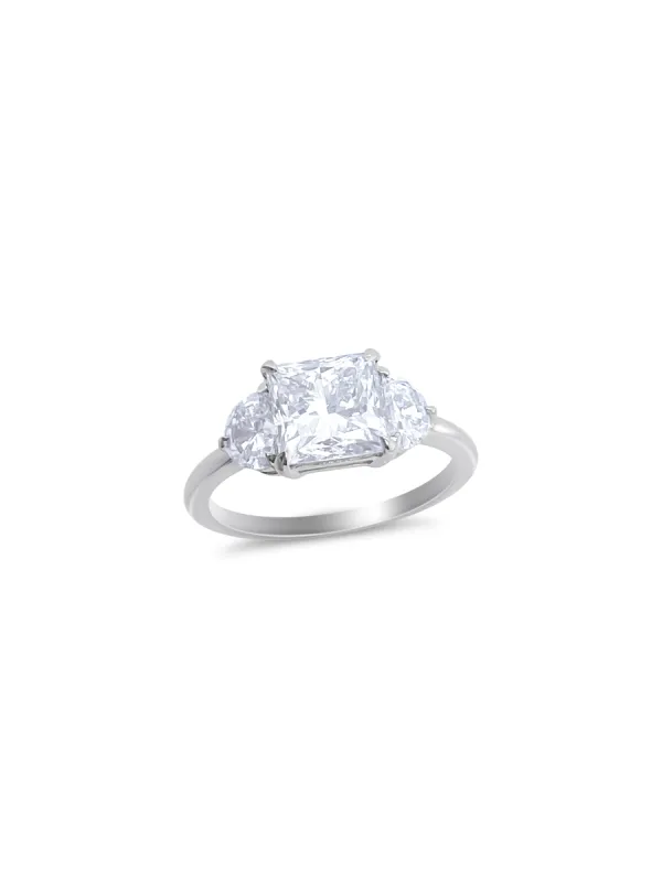 14K White Gold Statement Ring sold by Meira T