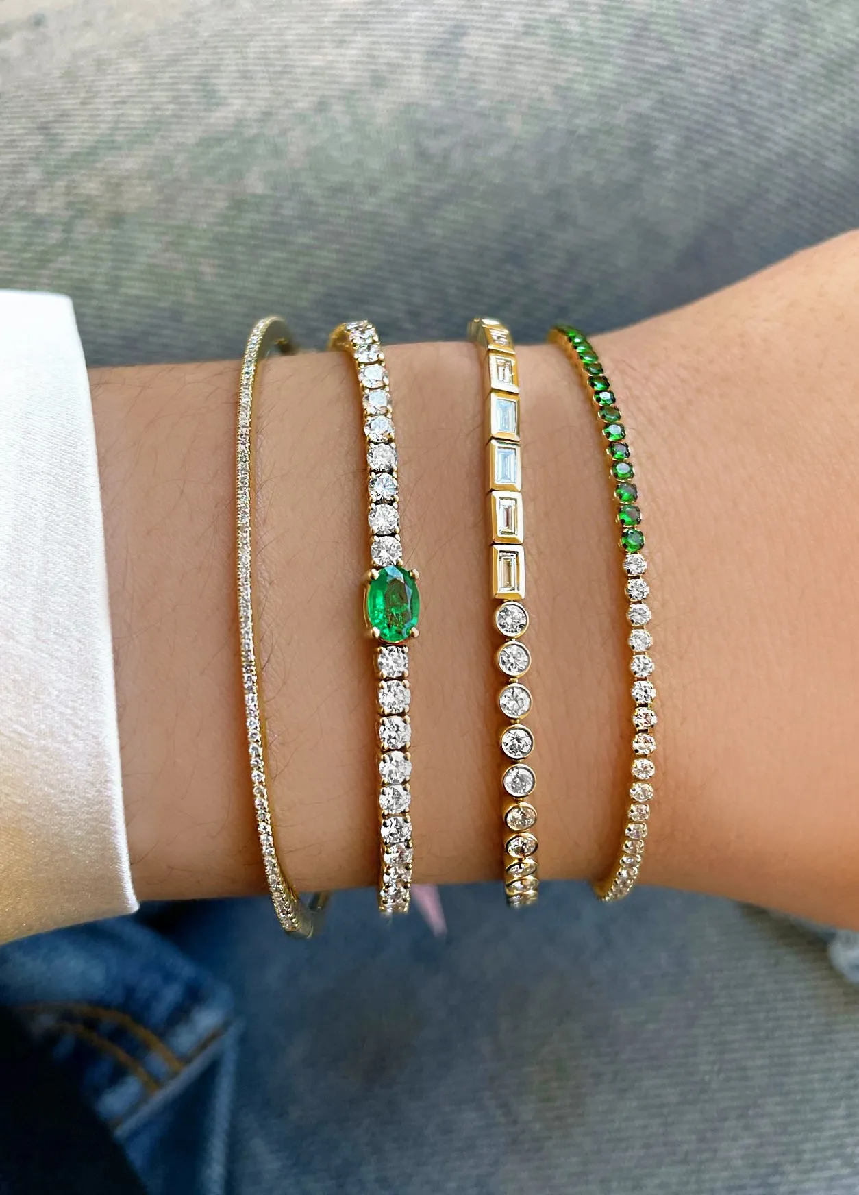 Yellow Gold Diamond Bracelet *ONLINE EXCLUSIVE* sold by Meira T product image thumbnail 5