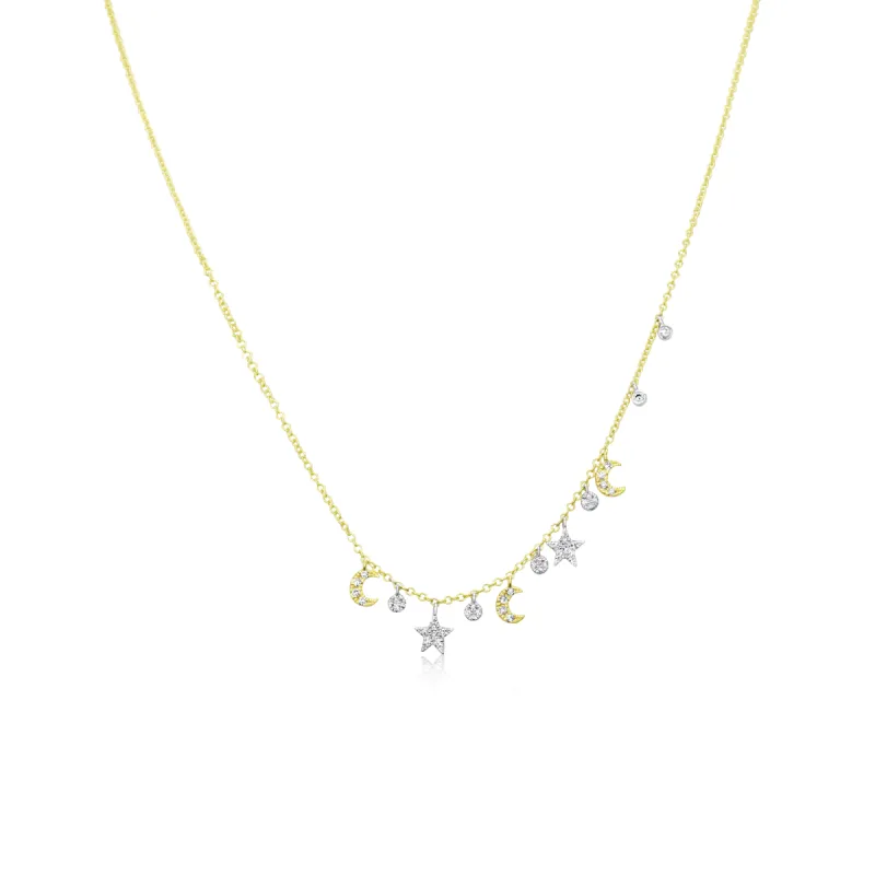 Meira T Moon and Star Necklace sold by Meira T