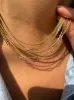 Chunky Yellow Gold Layering Necklace sold by Meira T