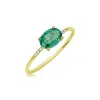 Emerald and Diamond Ring sold by Meira T