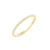 Classic Yellow Gold Diamond Layering Band sold by Meira T