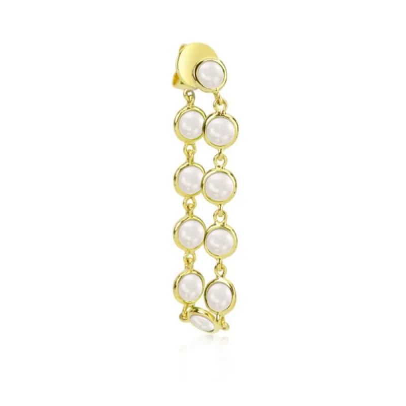 Sisterly Style Pearl Chain Earring | Online Exclusive sold by Meira T