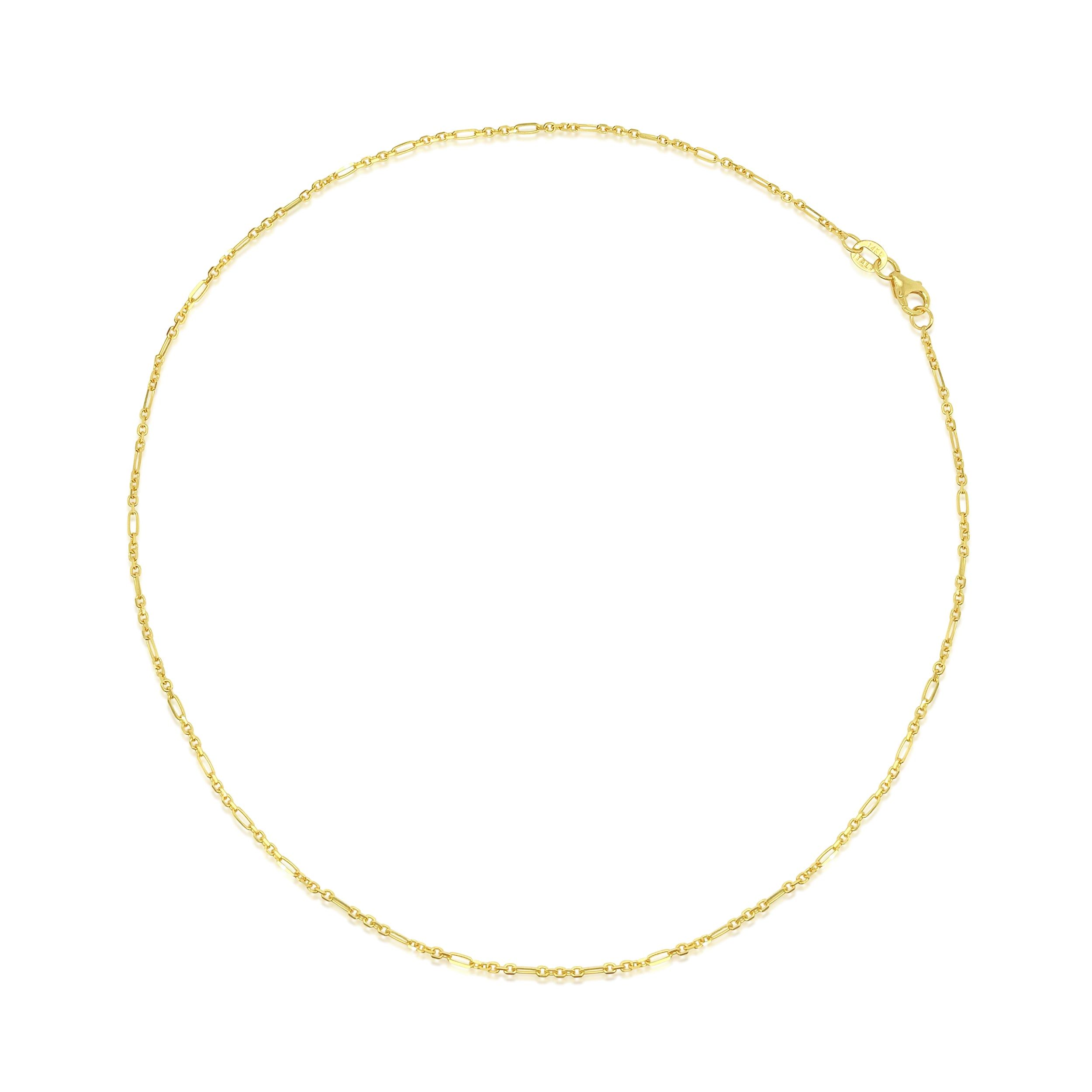 Dainty Yellow Gold Layering Necklace sold by Meira T