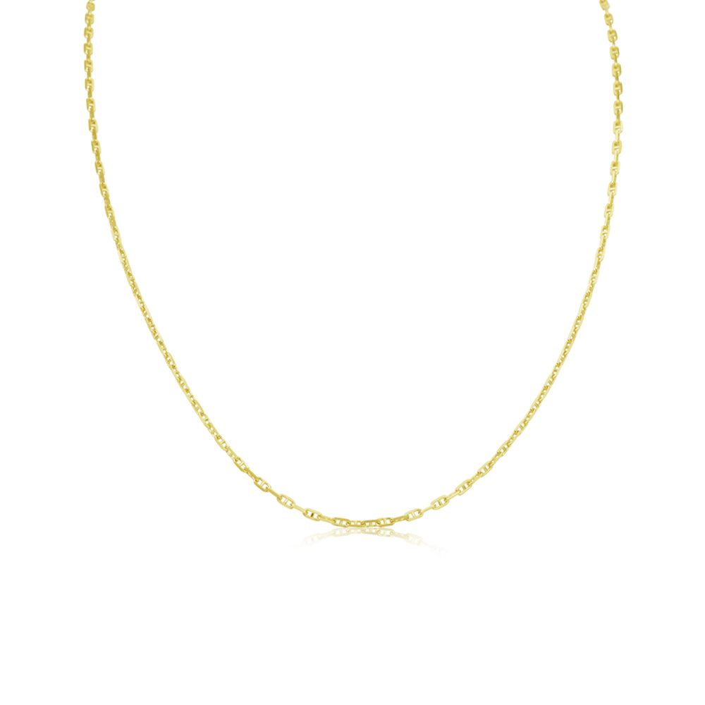 Dainty Yellow Gold Paperclip Chain sold by Meira T