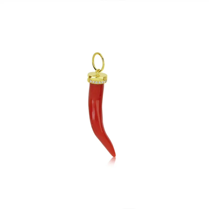 Italian Coral Charm ONLINE EXCLUSIVE sold by Meira T